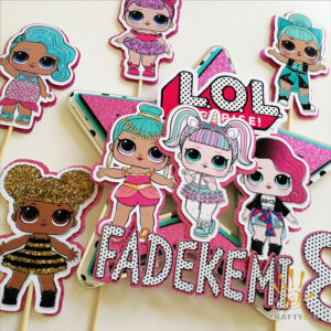 Cake Topper LOL Pop Up Multilayer Personailsed Cake Topper
