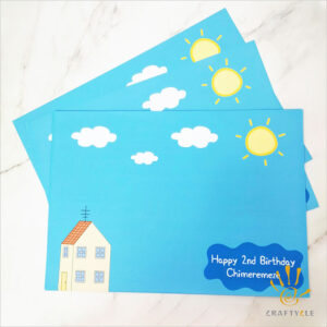 Peppa Pig Personalised Birthday Party Placemat Tablemat