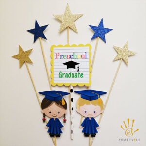 Cake Topper Preschool Graduation Personalised Cake Toppers