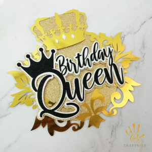 Cake Topper Queen Birthday Crown Luxury Cake Topper Decorations