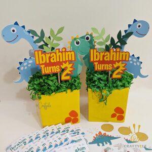 Dinoseur Kids Party Craft Decor Centerpiece
